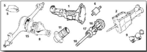 (8) MIDGET RECONDITIONED AXLE DIFFERENTIAL DIFF