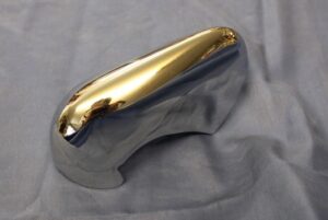 (3) MIDGET OVER RIDER ALL CHROME FRONT & REAR  AHA5686