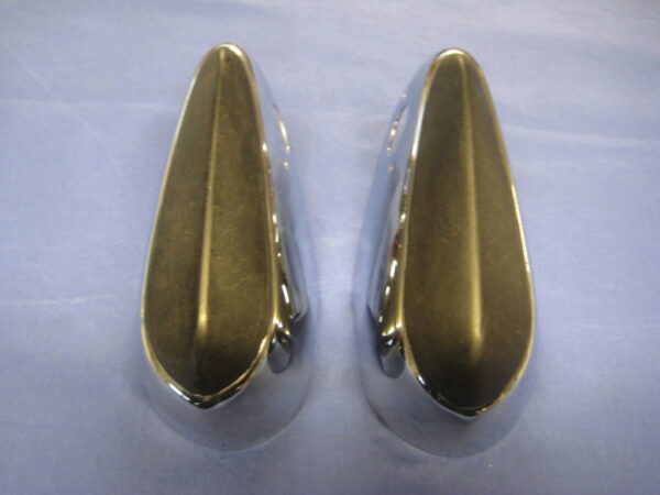 (27) MGB PAIR REAR RUBBER FACED OVERIDER OVER RIDER BHH378 BHH379 PAIR