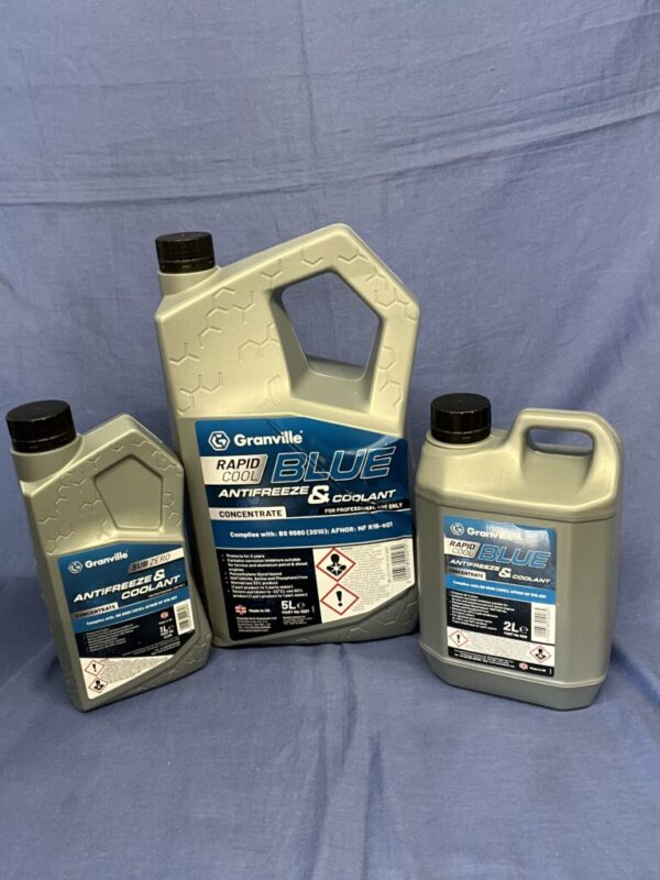 GEC GRANVILLE RAPID COOL BLUE ANTIFREEZE & COOLANT VARIOUS SIZE
