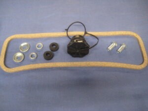 RCKIT1 EARLY MGB STANDARD STEEL ROCKER COVER FITTING KIT INCLUDING GASKET 1962-67