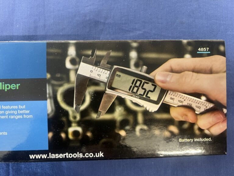 Digital Vernier caliper gauge with Extra Large display LASER TOOLS 4857