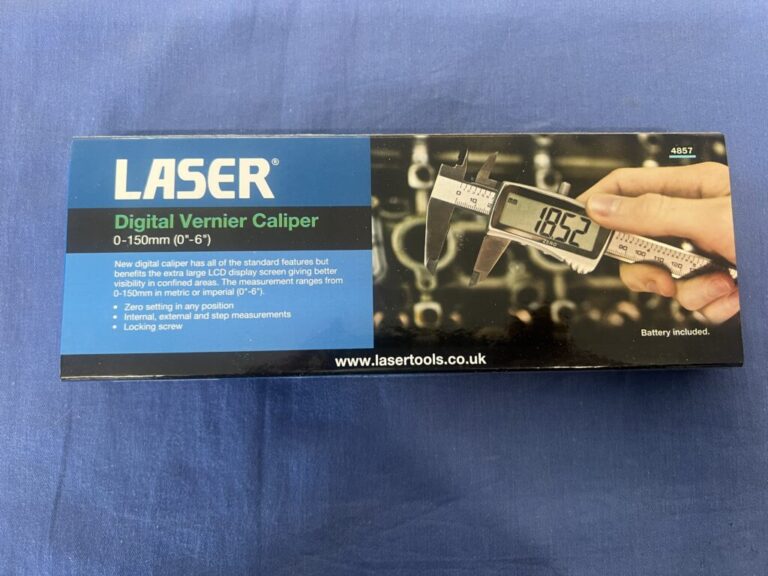 Digital Vernier caliper gauge with Extra Large display LASER TOOLS 4857 - Image 4
