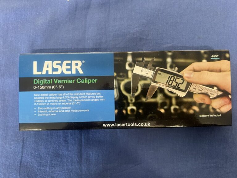 Digital Vernier caliper gauge with Extra Large display LASER TOOLS 4857 - Image 5