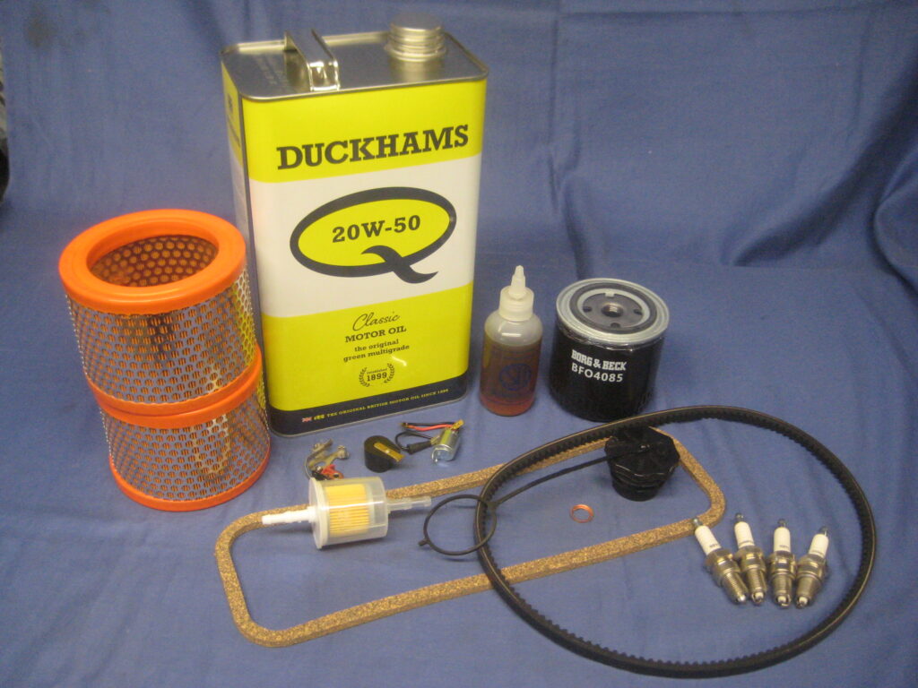 BSK2CA MGB ENGINE SERVICE KIT 1970-74 WITH 25D DISSY FITTED SPIN ON FILTER